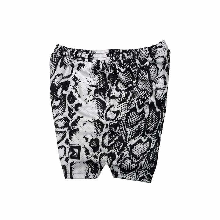 Basketball Shorts – Mesh (White Venom) Trap'n Shorts