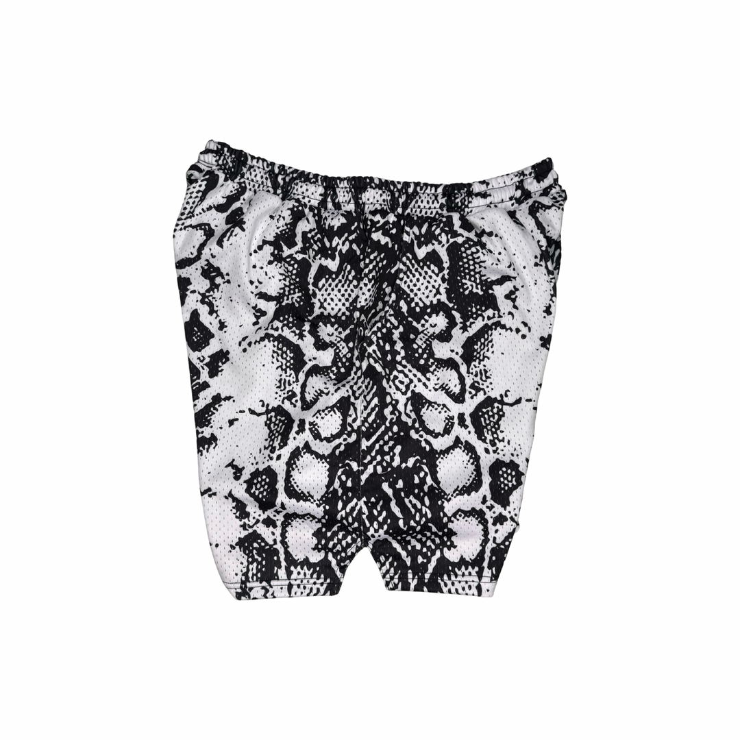 Basketball Shorts – Mesh (White Venom) Trap'n Shorts