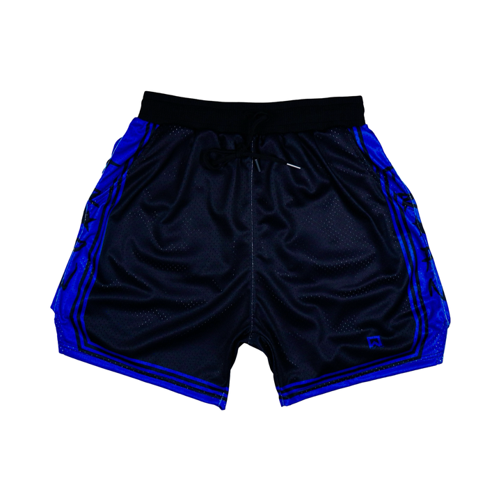 Trap Show Elite PRO Black Royal Mesh Basketball Shorts