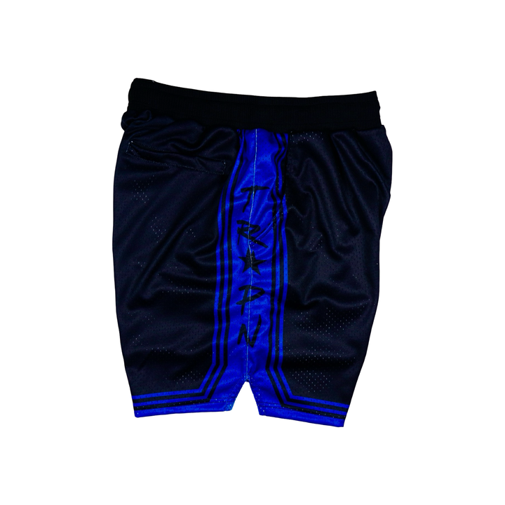 Trap Show Elite PRO Black Royal Mesh Basketball Shorts