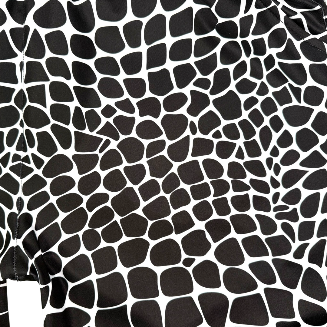 Viper Soft Quick-Dry shorts with dark reptile-scale pattern, lightweight feel, and above-knee fit. Made to Order performance shorts by Trap’N Shorts.