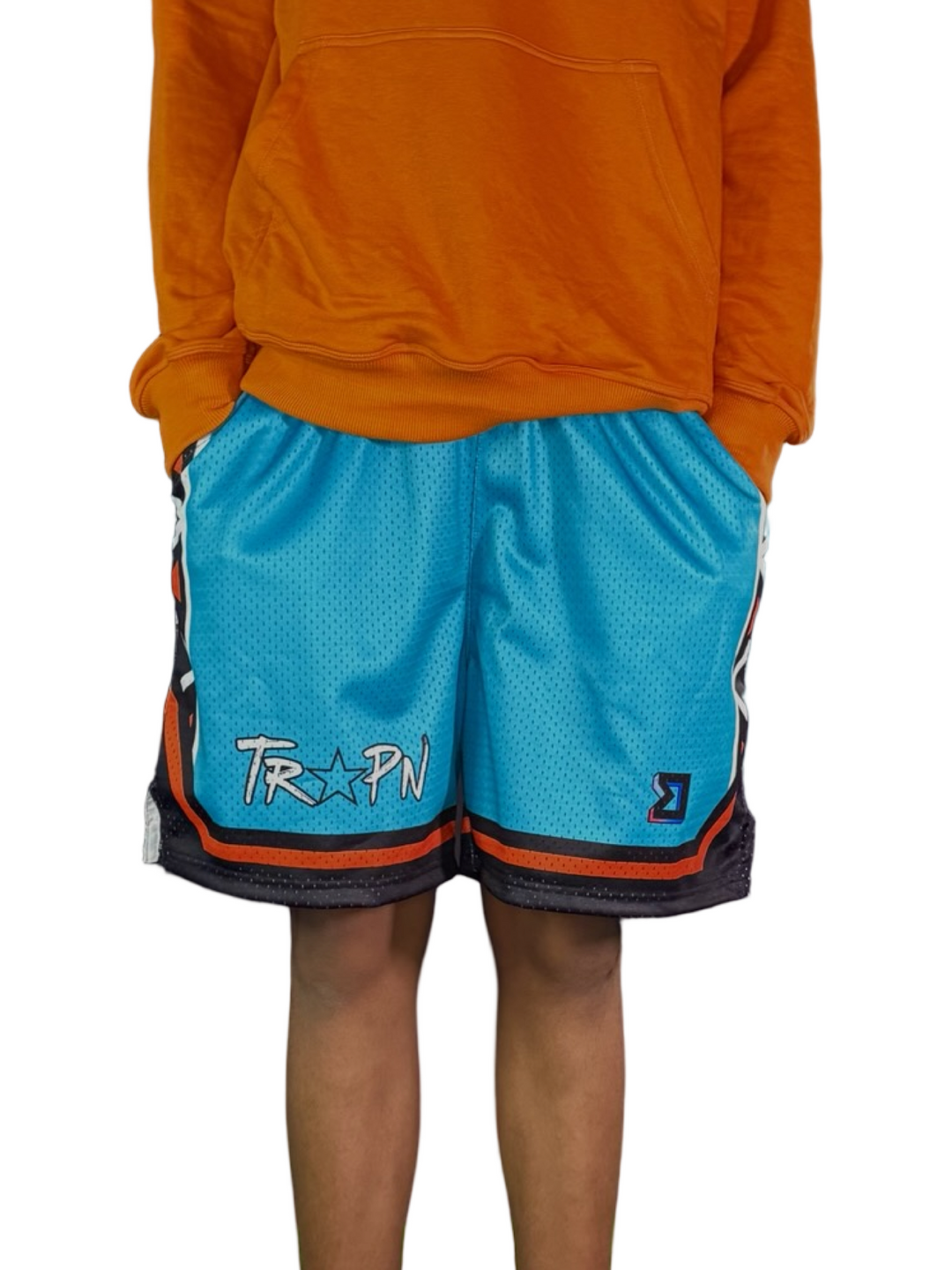 Trap Star Pro-Style Mesh Basketball Shorts — Premium