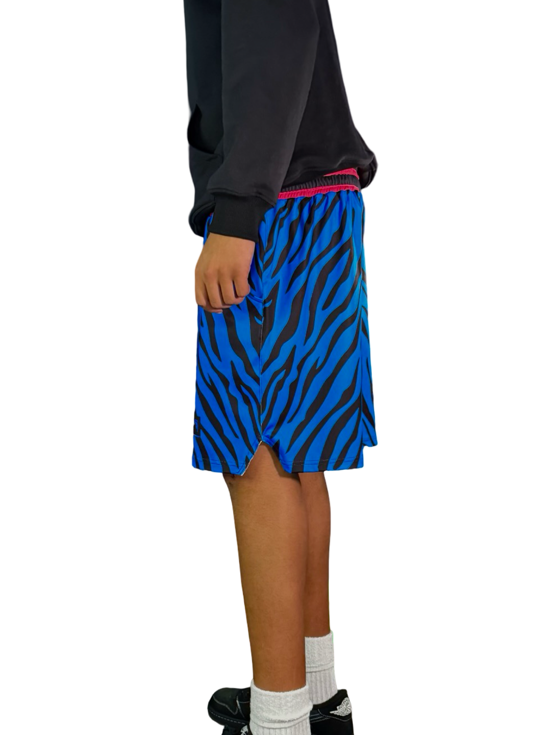Blue Zebra Soft-QD Basketball Shorts — Dry Technology