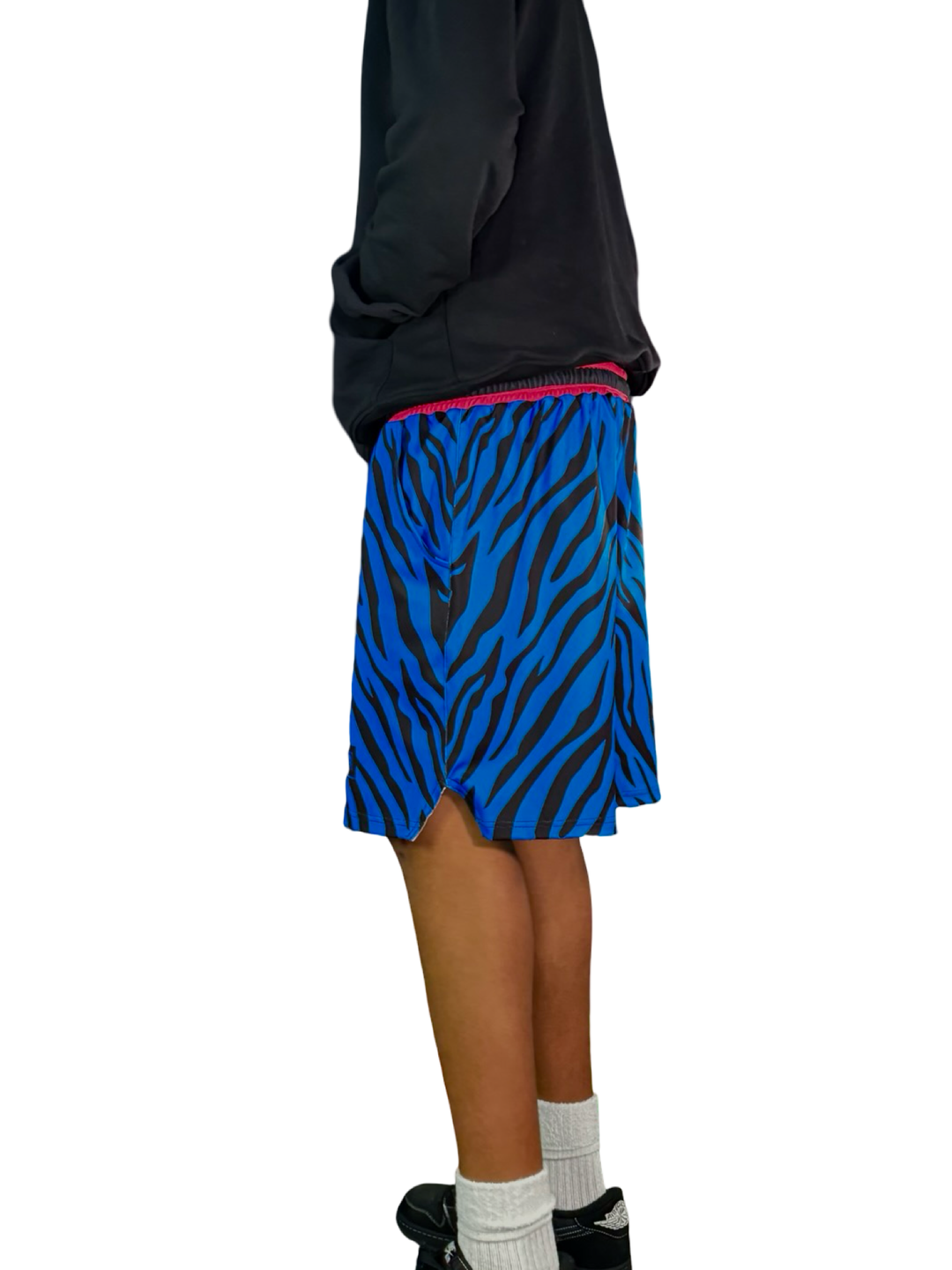 Blue Zebra Soft-QD Basketball Shorts — Dry Technology