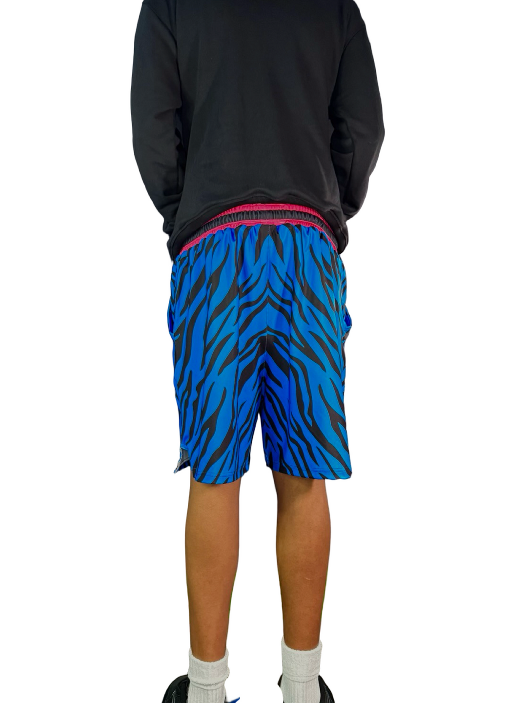 Blue Zebra Soft-QD Basketball Shorts — Dry Technology