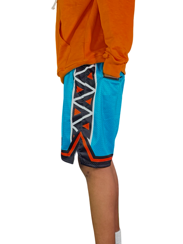 Trap Star Pro-Style Mesh Basketball Shorts — Premium