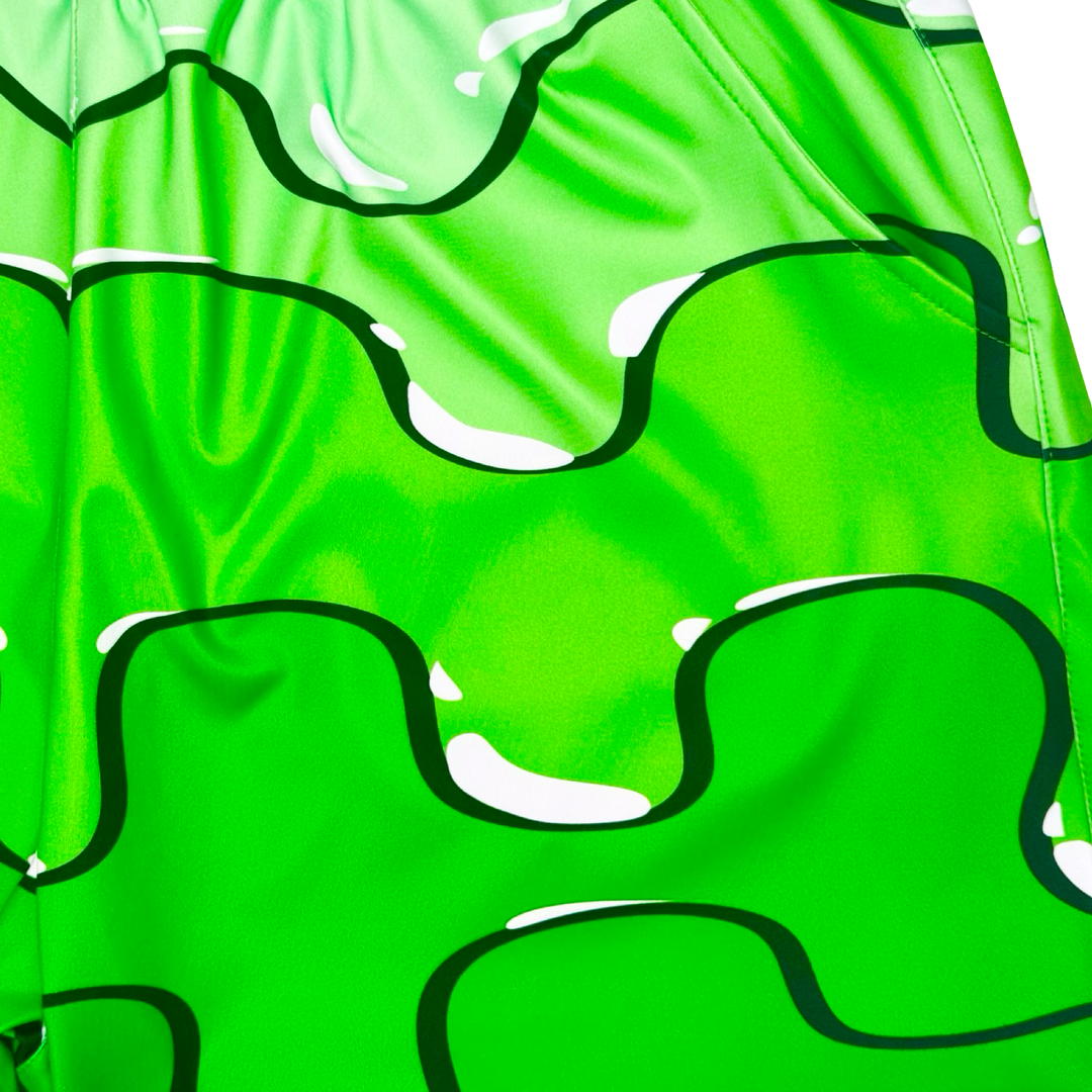 Slimed Green Soft-QD Basketball Shorts — Smooth Dry Fit