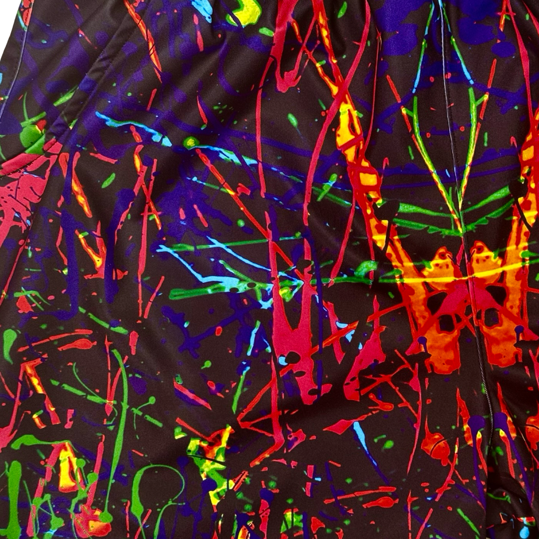 PAINTd Black Soft-QD Basketball Shorts — Dry Fit