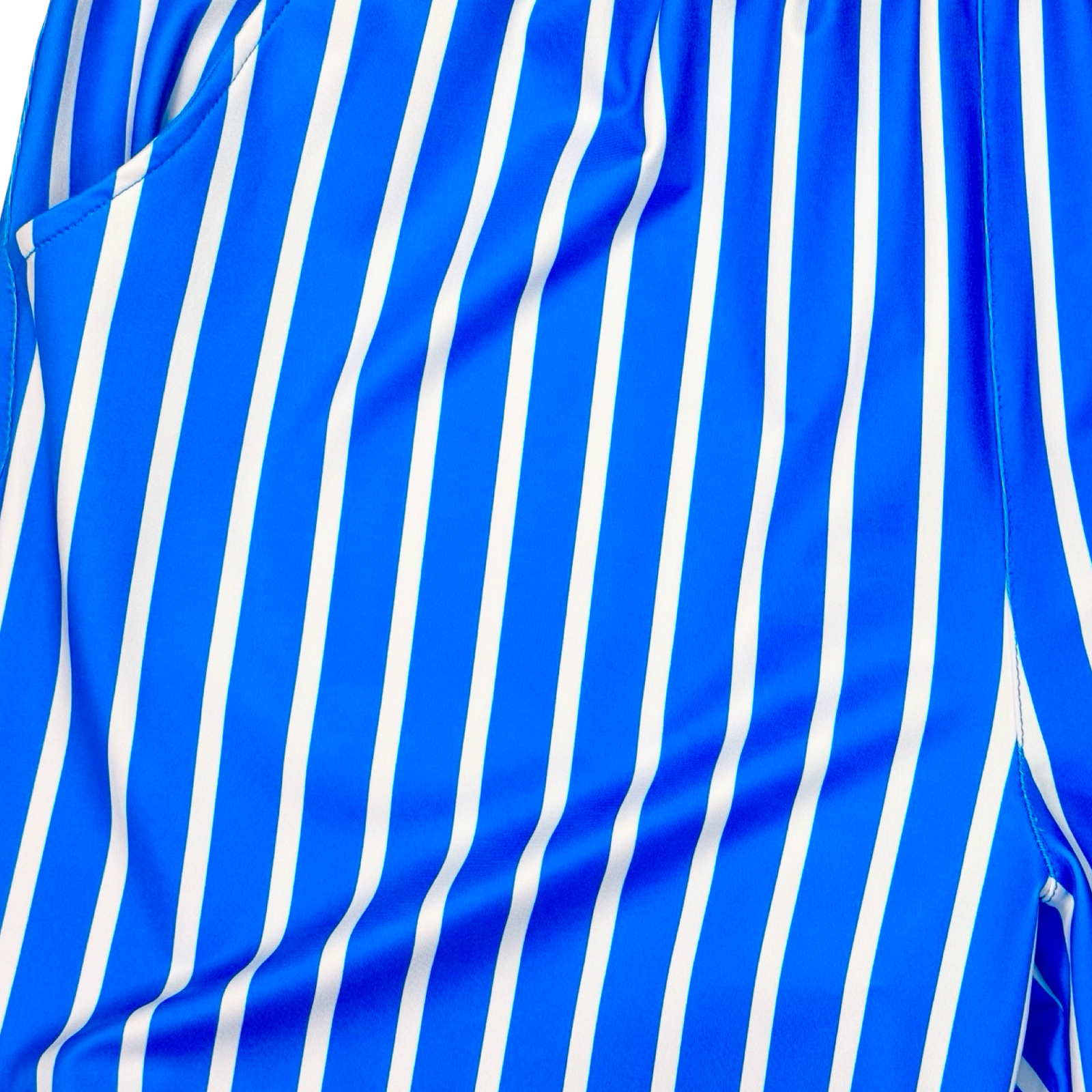 Blue Stripes Soft-QD Basketball Shorts